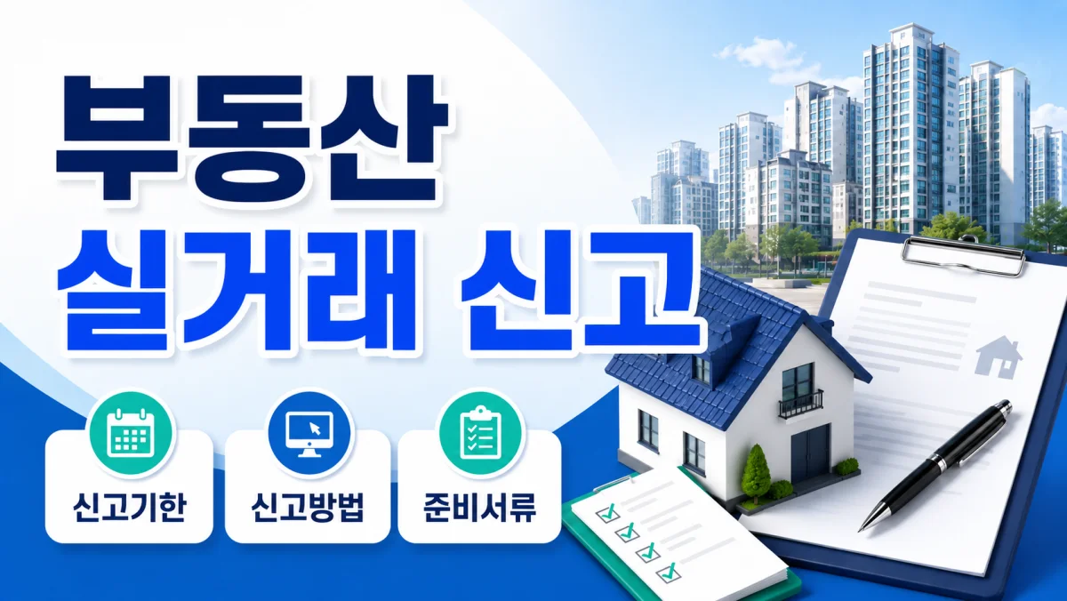 부동산 실거래 신고기한 30일, 넘기면 최대 500만 원 과태료