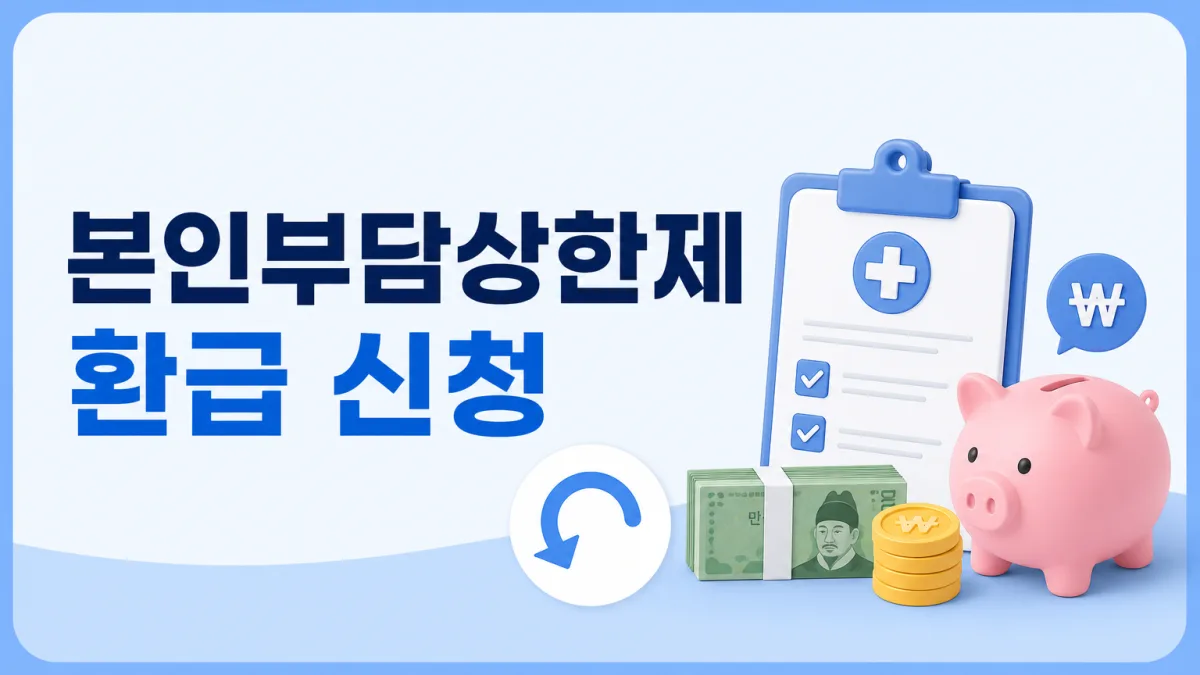 병원비 본인부담상한제 환급 신청, 8월 안내문부터 확인하세요