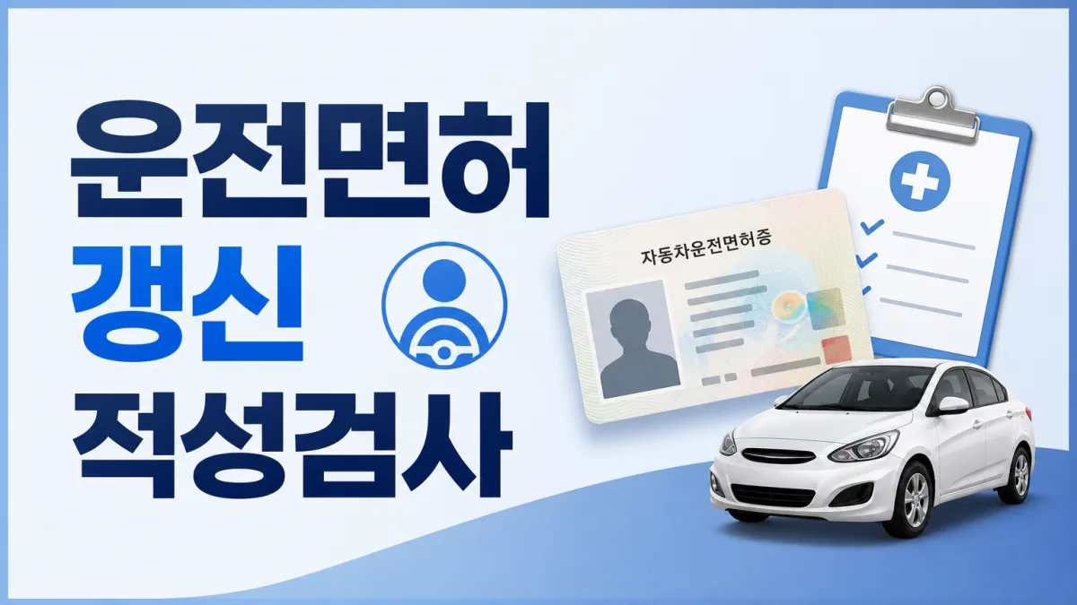 "과태료 몇만 원이겠지" 1종은 1년 넘기면 면허가 취소됩니다